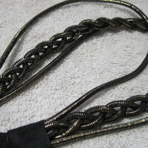 1 Goody 3 Braided Side Strands Hair Head Band Shiny Headwrap Braid Tinsel Mylar - Picture 13 of 14